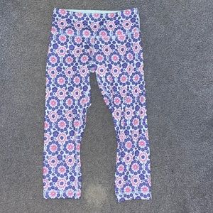 Cropped Floral Lululemon Leggings